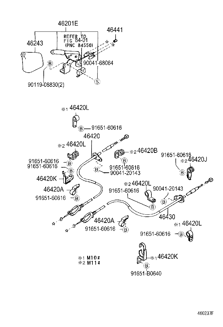  DUET |  PARKING BRAKE CABLE