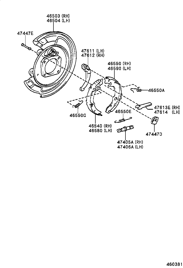  WILL VS |  PARKING BRAKE CABLE