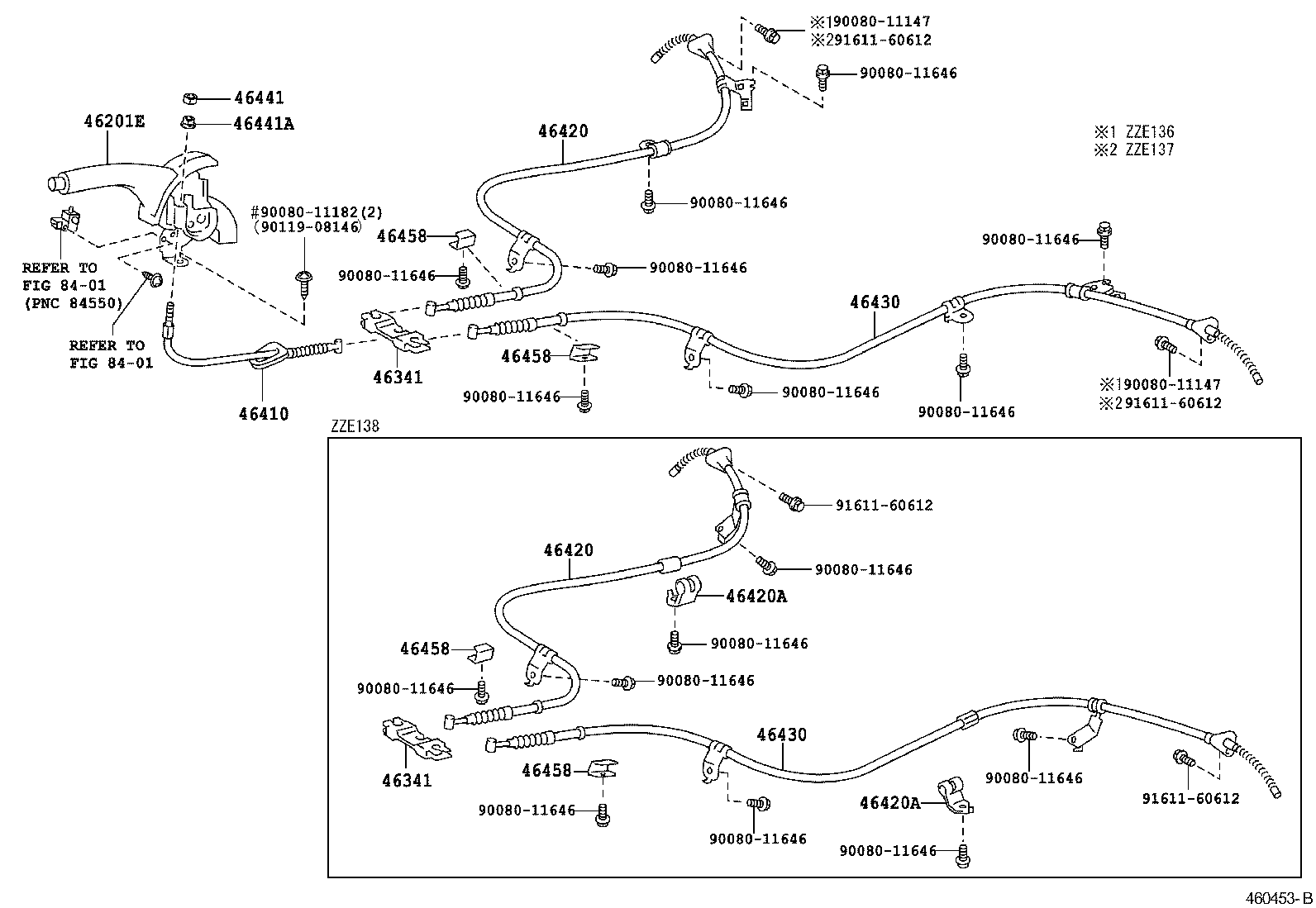  VOLTZ |  PARKING BRAKE CABLE
