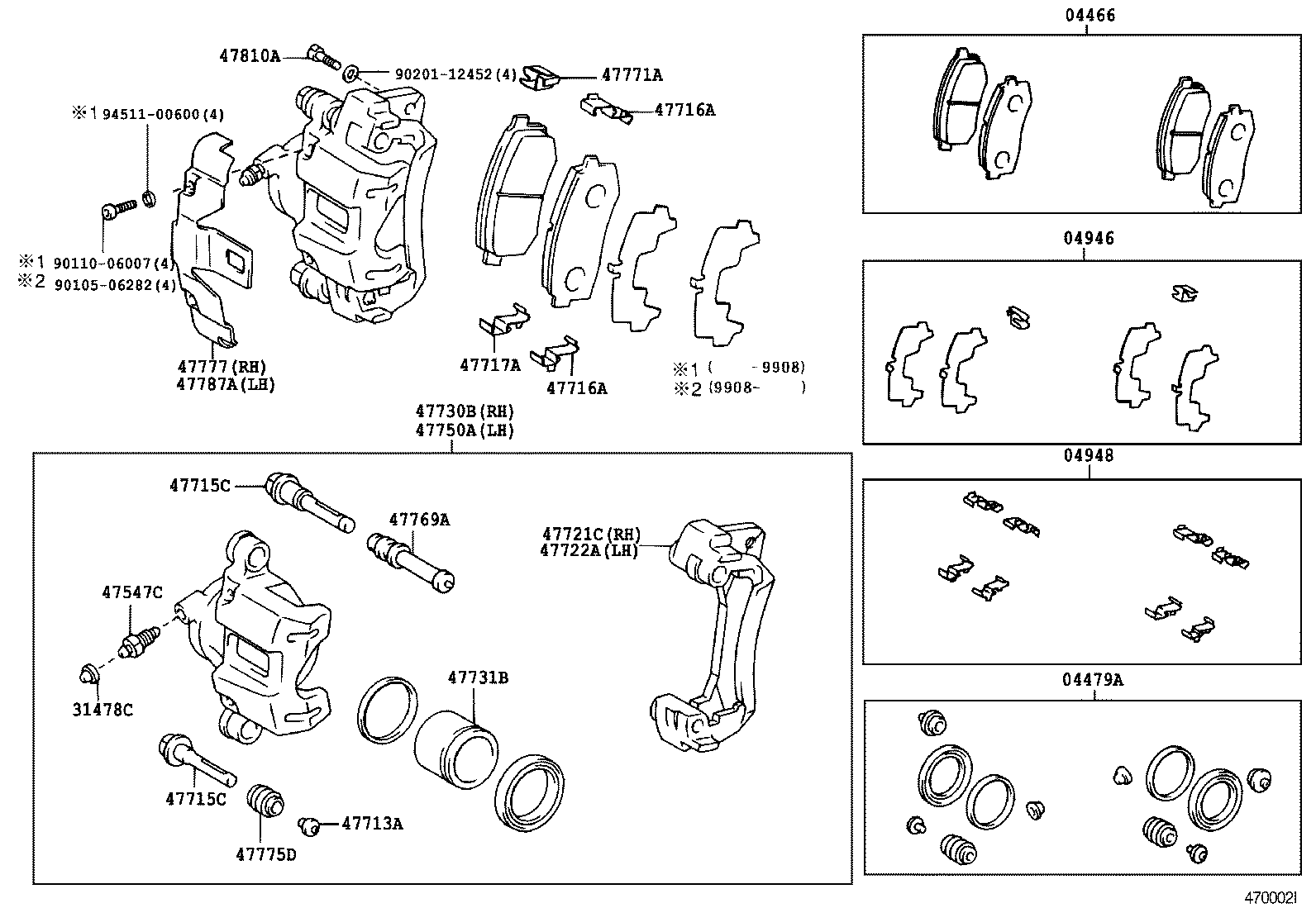  LAND CRUISER PRADO |  REAR DISC BRAKE CALIPER DUST COVER
