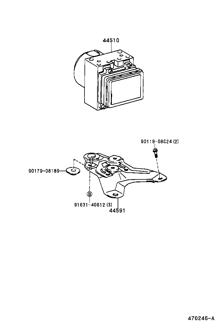  SPRINTER CARIB |  BRAKE TUBE CLAMP