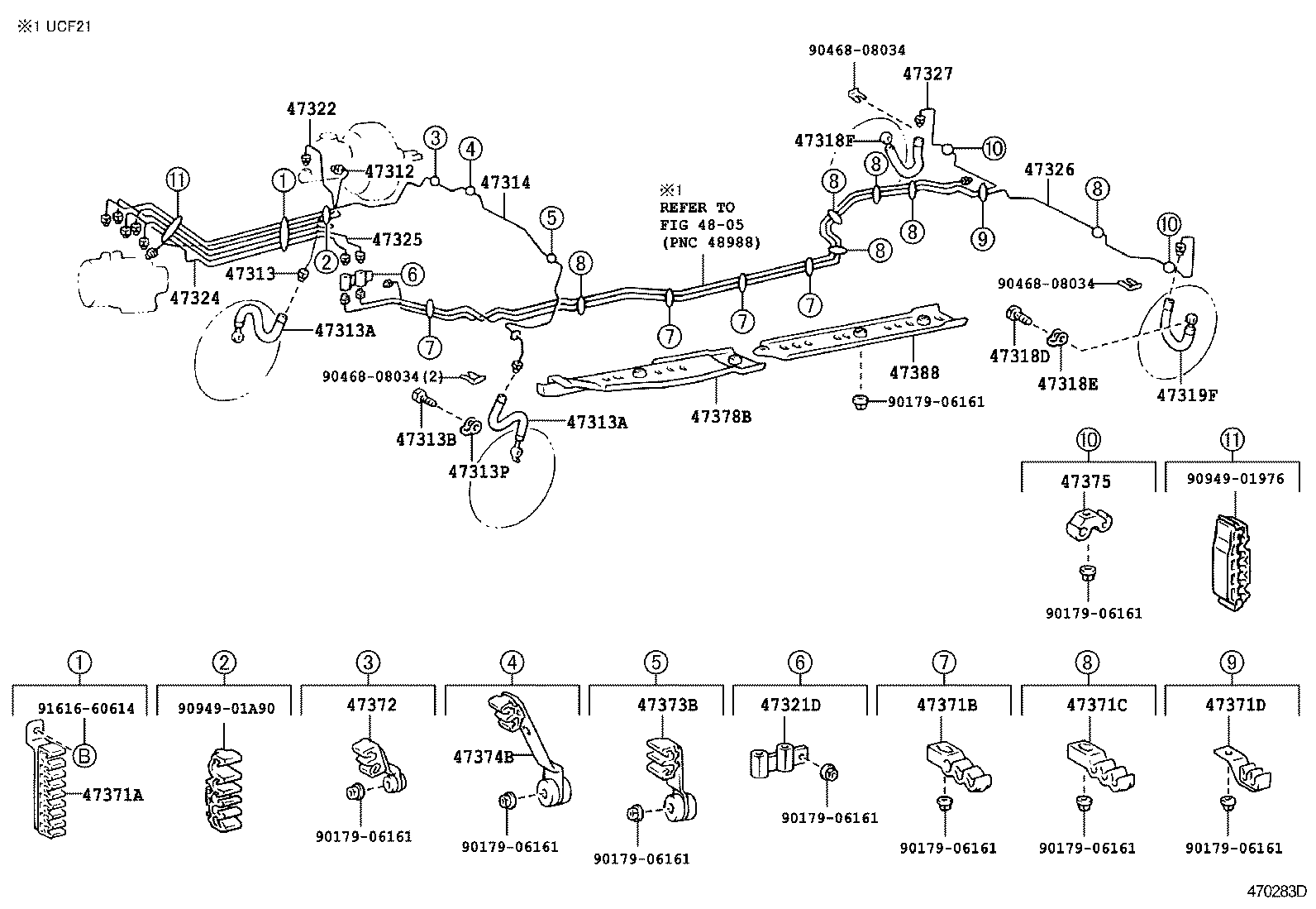  CELSIOR |  BRAKE TUBE CLAMP
