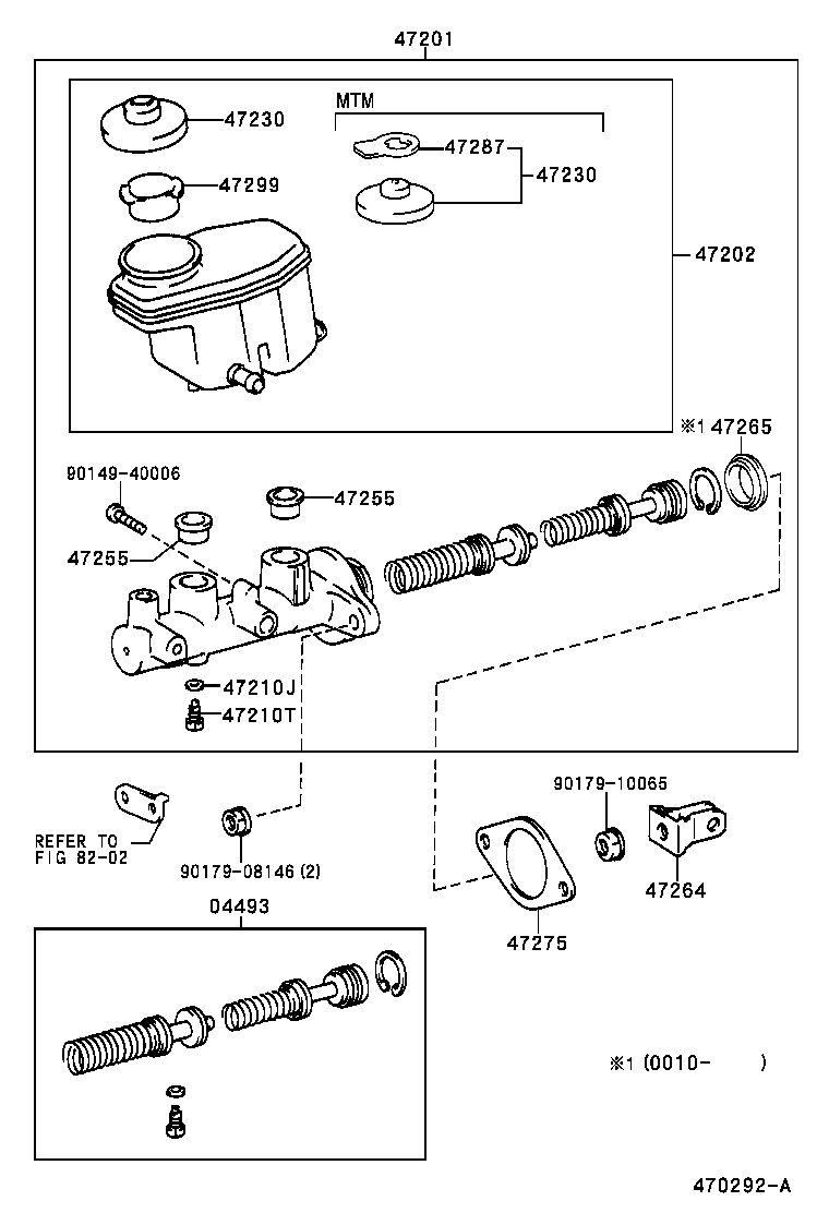 REGIUS TOURING HIACE |  BRAKE MASTER CYLINDER