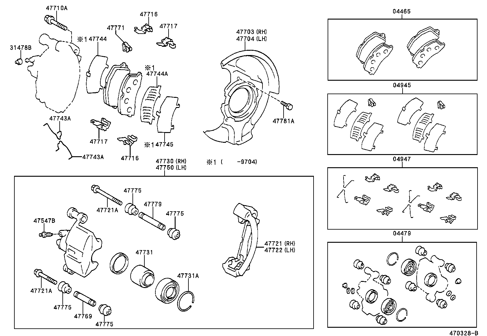  LEVIN TRUENO |  FRONT DISC BRAKE CALIPER DUST COVER