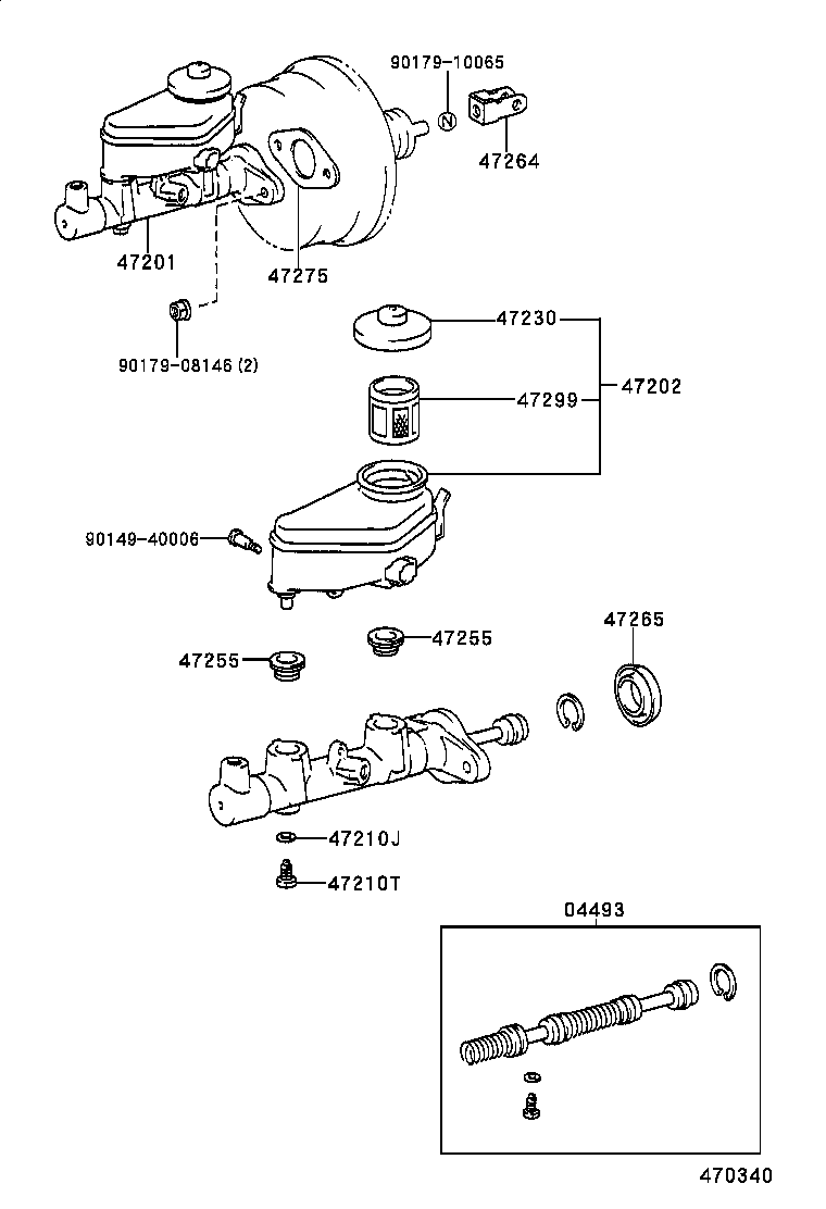  LVN CRE TRN MRN |  BRAKE MASTER CYLINDER