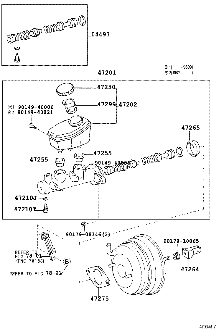  CROWN CROWN MAJESTA |  BRAKE MASTER CYLINDER