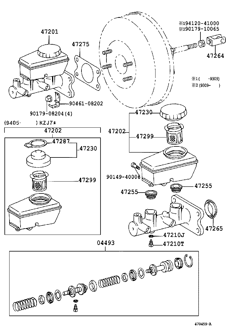  LAND CRUISER S T H T |  BRAKE MASTER CYLINDER