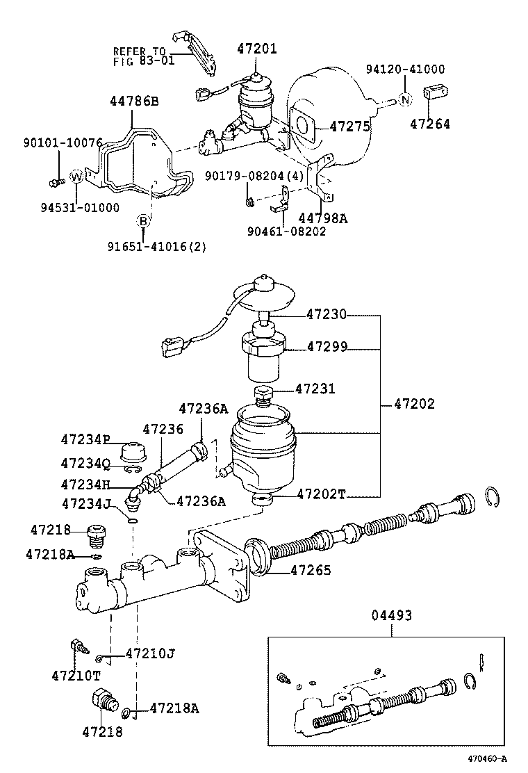  LAND CRUISER S T H T |  BRAKE MASTER CYLINDER