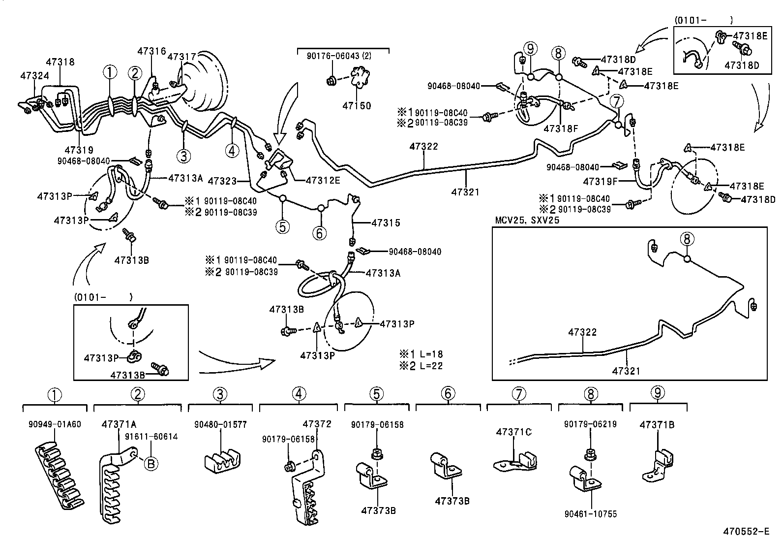  MARK 2 WG |  BRAKE TUBE CLAMP
