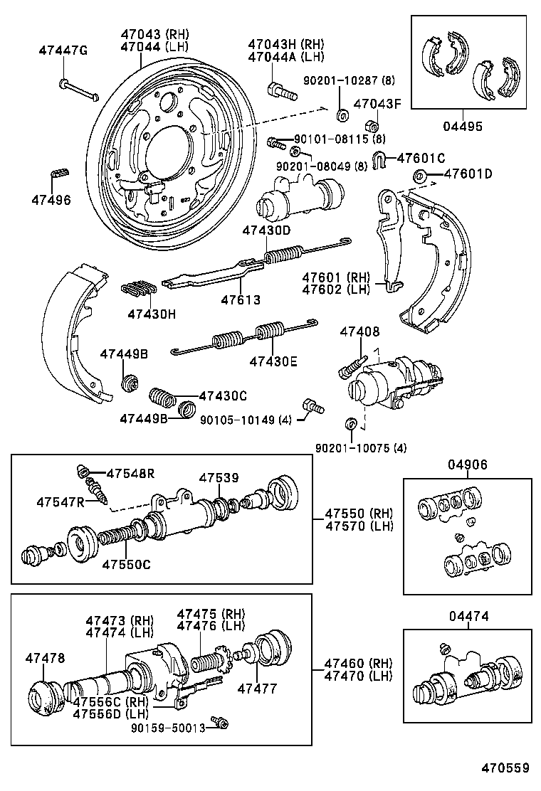  QUICK DELIVERY |  REAR DRUM BRAKE WHEEL CYLINDER BACKING PLATE