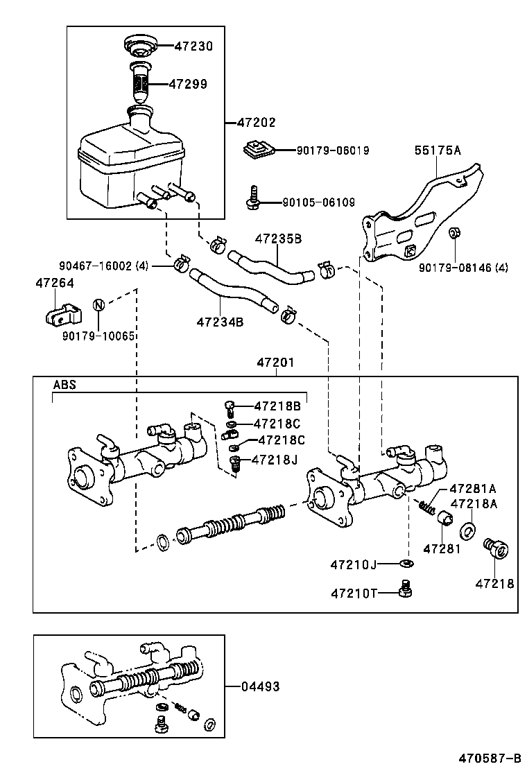  DYNA 200 TOYOACE G25 |  BRAKE MASTER CYLINDER