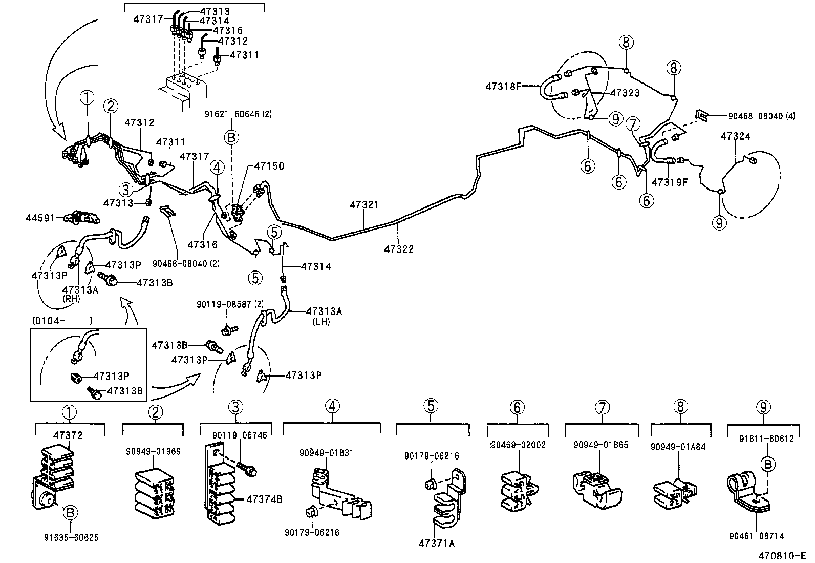  IPSUM |  BRAKE TUBE CLAMP