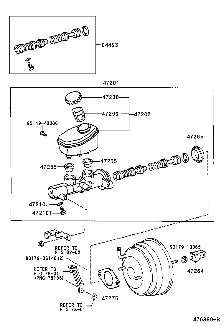  CROWN CROWN MAJESTA |  BRAKE MASTER CYLINDER