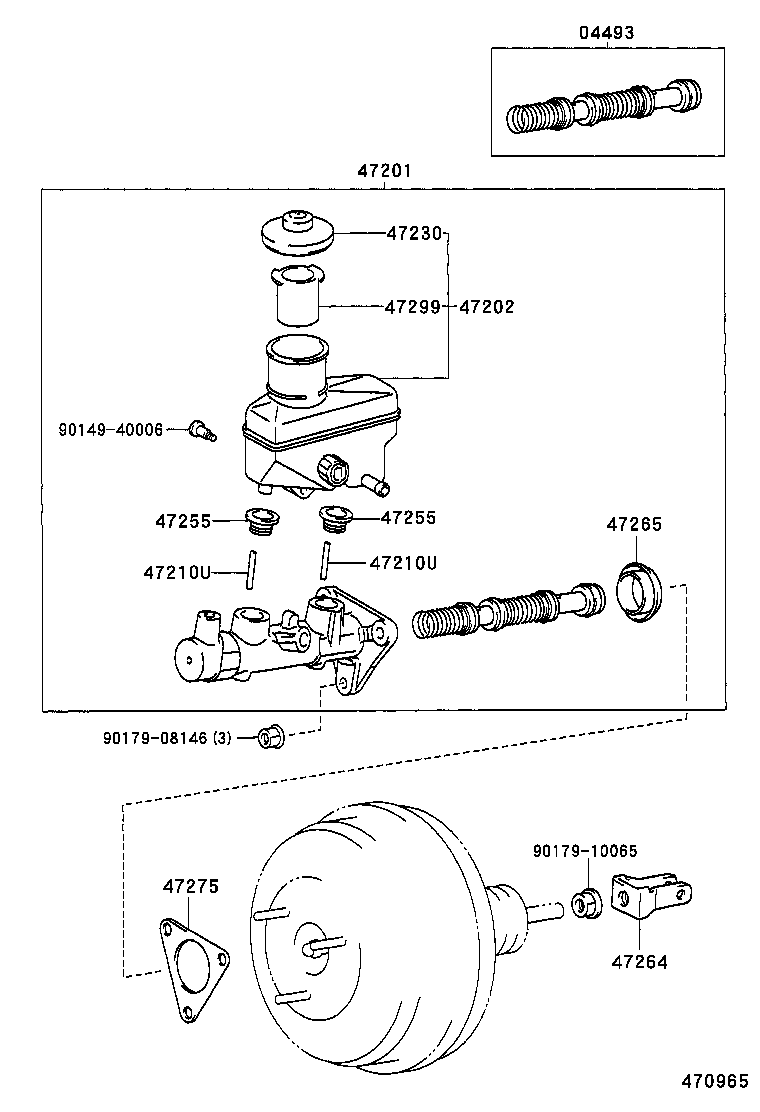  CALDINA |  BRAKE MASTER CYLINDER