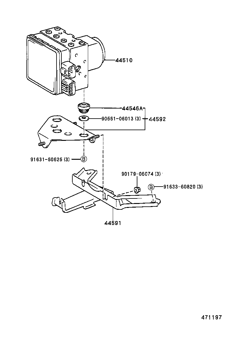  CALDINA |  BRAKE TUBE CLAMP