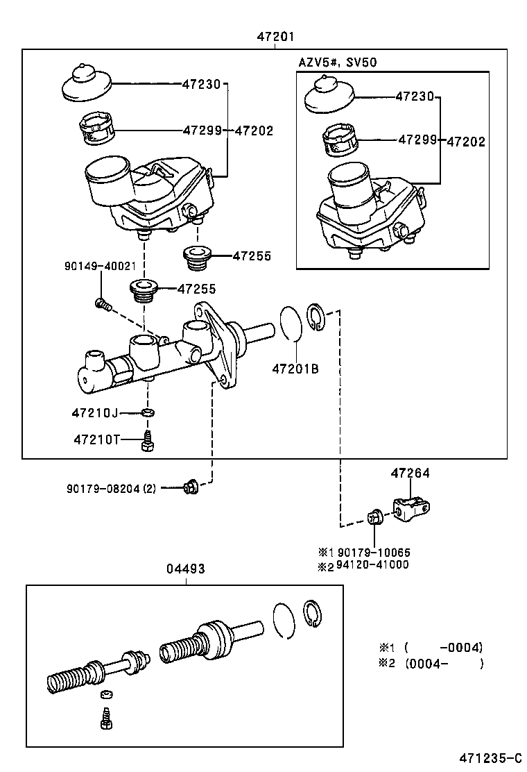  VISTA VISTA ARDEO |  BRAKE MASTER CYLINDER