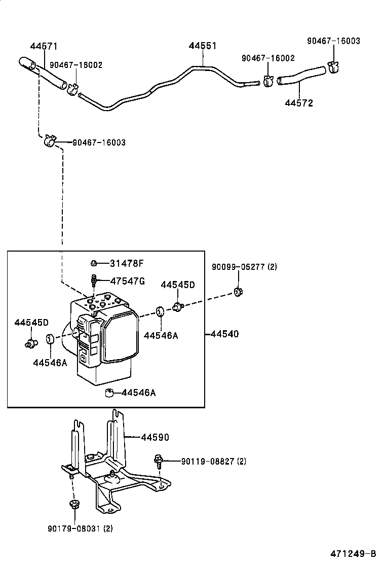  MARK 2 WG |  BRAKE TUBE CLAMP