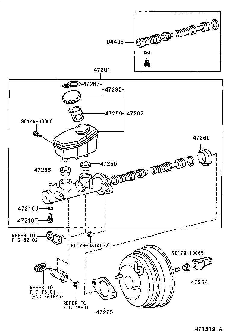  ALTEZZA ALTEZZA GITA |  BRAKE MASTER CYLINDER