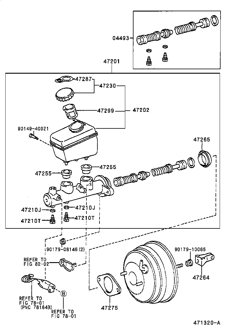  ALTEZZA ALTEZZA GITA |  BRAKE MASTER CYLINDER