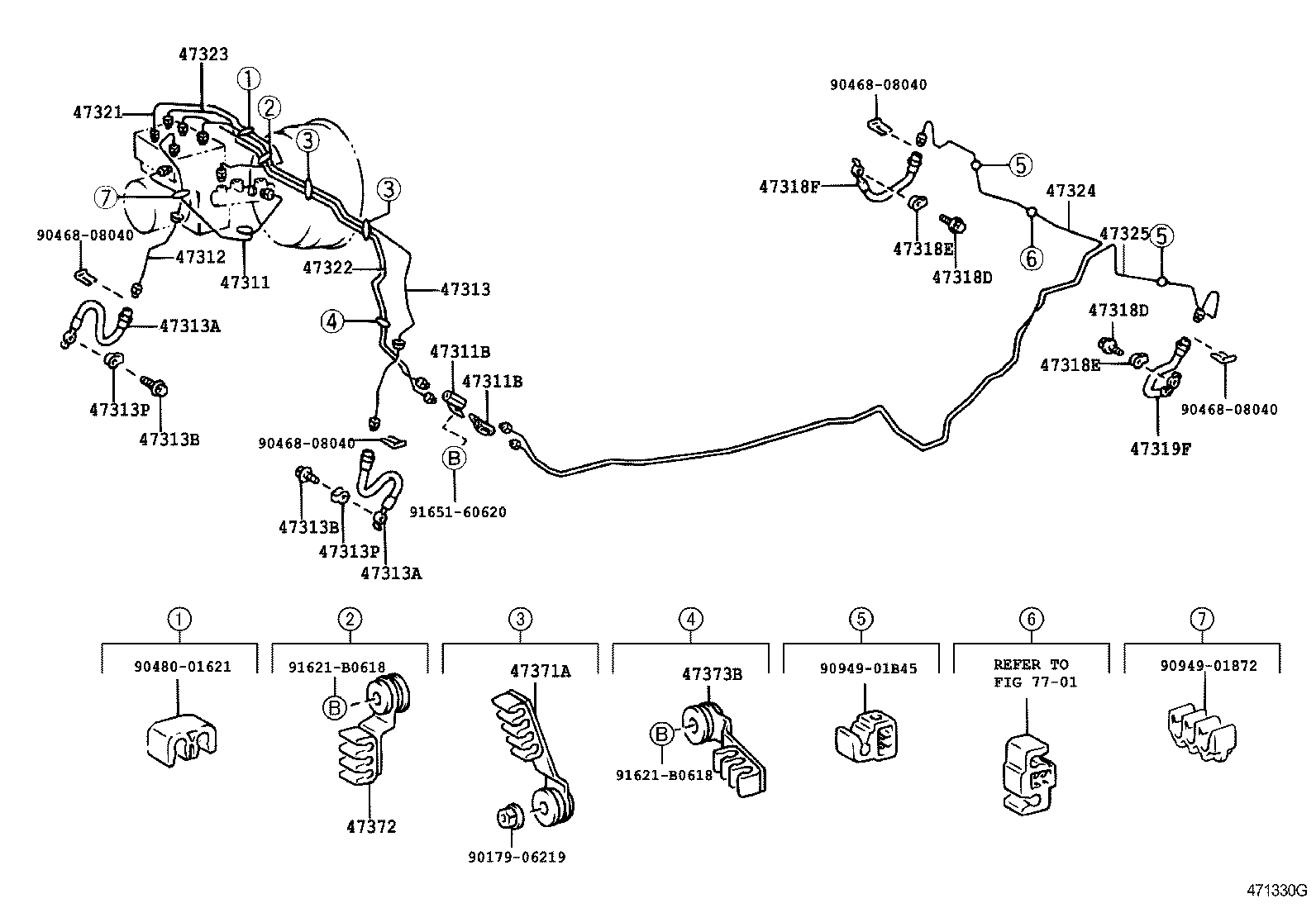  ALTEZZA ALTEZZA GITA |  BRAKE TUBE CLAMP
