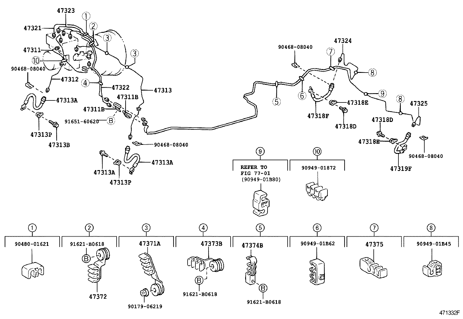  ALTEZZA ALTEZZA GITA |  BRAKE TUBE CLAMP
