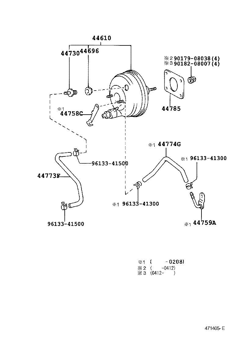  VITZ |  BRAKE BOOSTER VACUUM TUBE