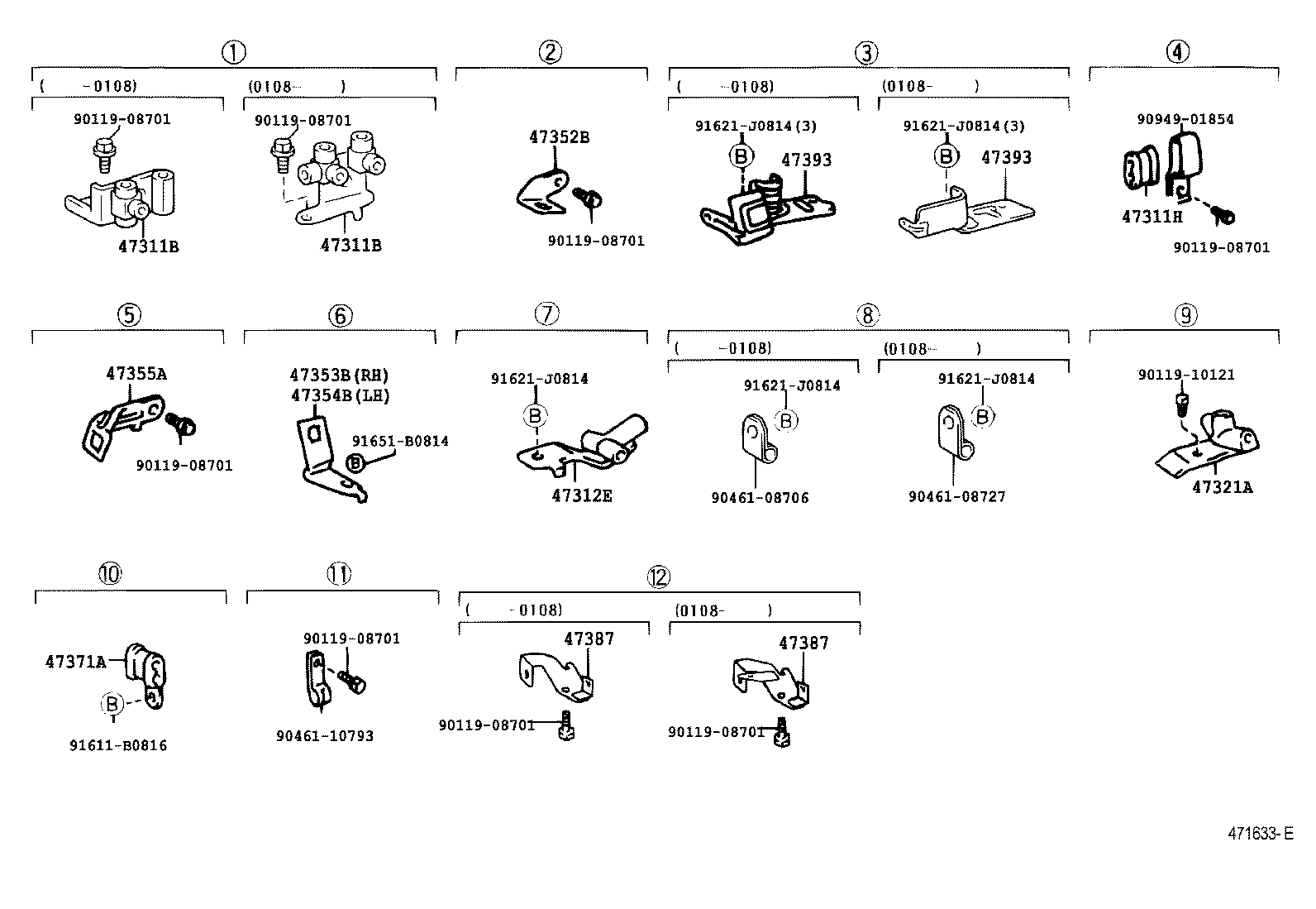  LAND CRUISER S T H T |  BRAKE TUBE CLAMP