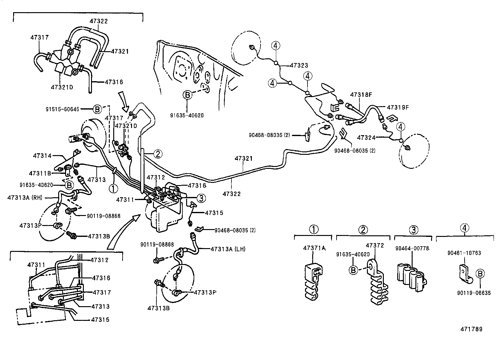  VITZ |  BRAKE TUBE CLAMP