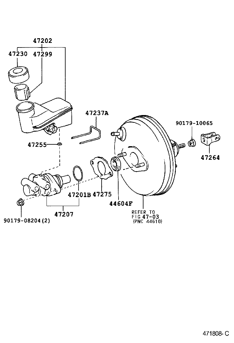  FUN CARGO |  BRAKE MASTER CYLINDER