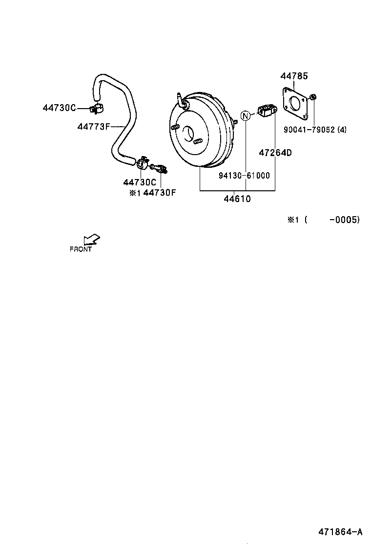  CAMI |  BRAKE BOOSTER VACUUM TUBE