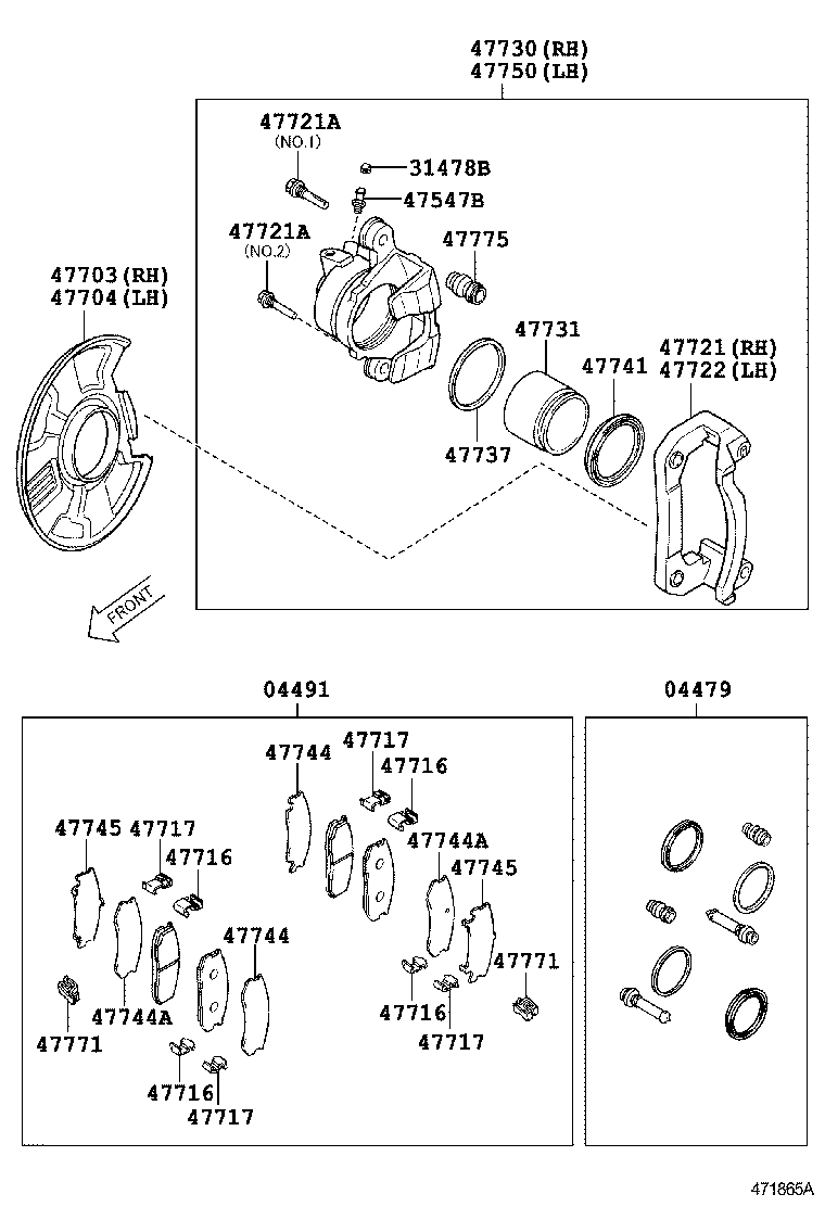  CAMI |  FRONT DISC BRAKE CALIPER DUST COVER