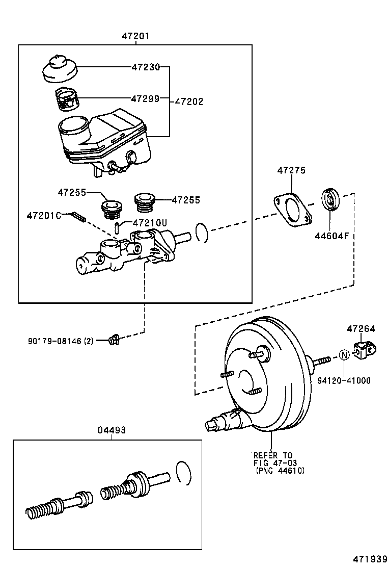  WILL VI |  BRAKE MASTER CYLINDER