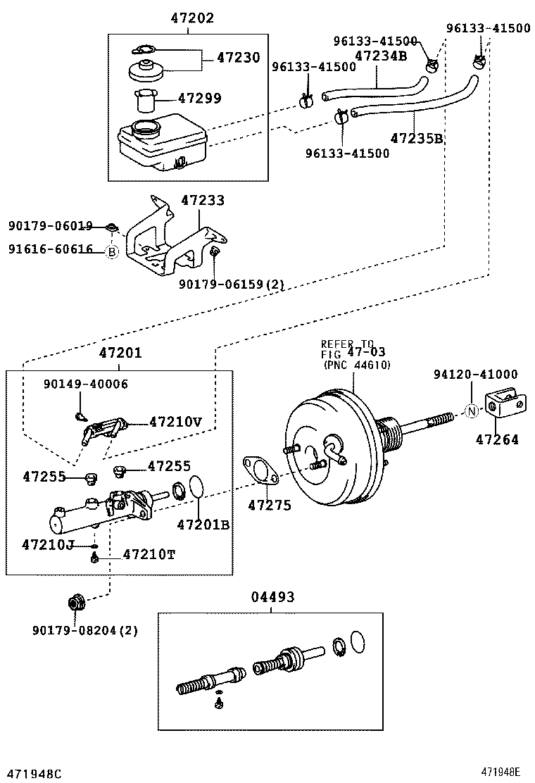  ESTIMA T L |  BRAKE MASTER CYLINDER