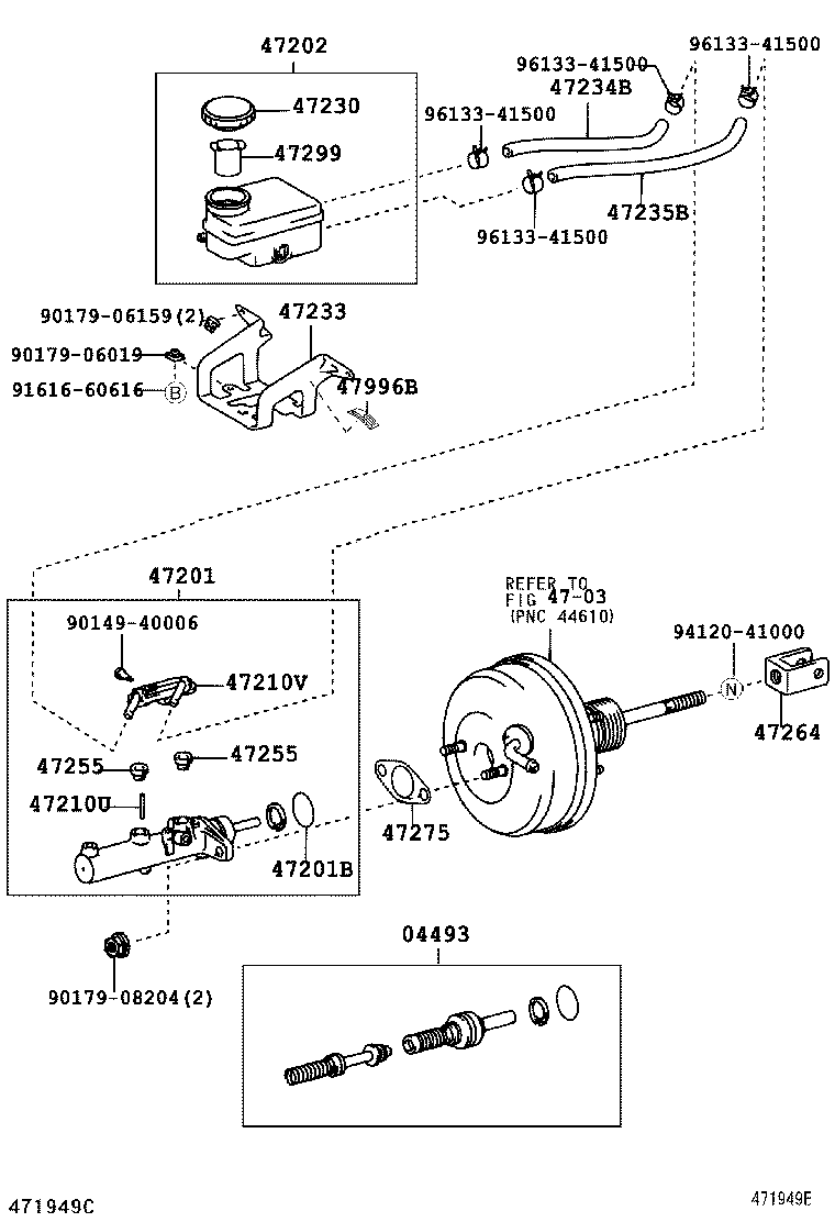  ESTIMA T L |  BRAKE MASTER CYLINDER