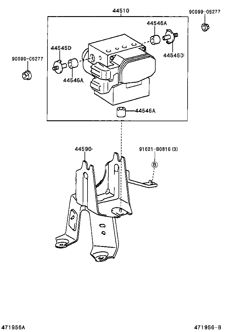  ESTIMA T L |  BRAKE TUBE CLAMP
