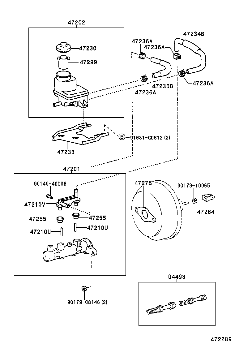  HARRIER |  BRAKE MASTER CYLINDER