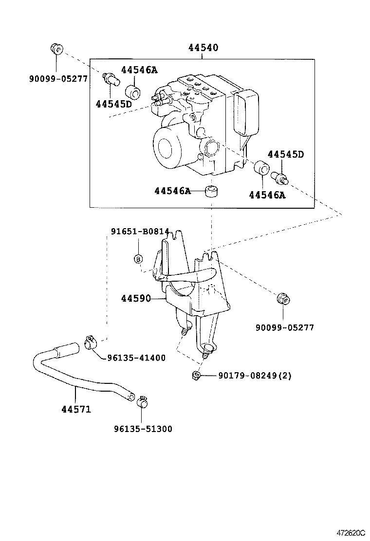  ALTEZZA ALTEZZA GITA |  BRAKE TUBE CLAMP