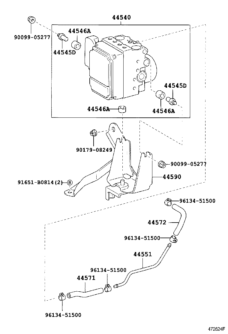  ALTEZZA ALTEZZA GITA |  BRAKE TUBE CLAMP