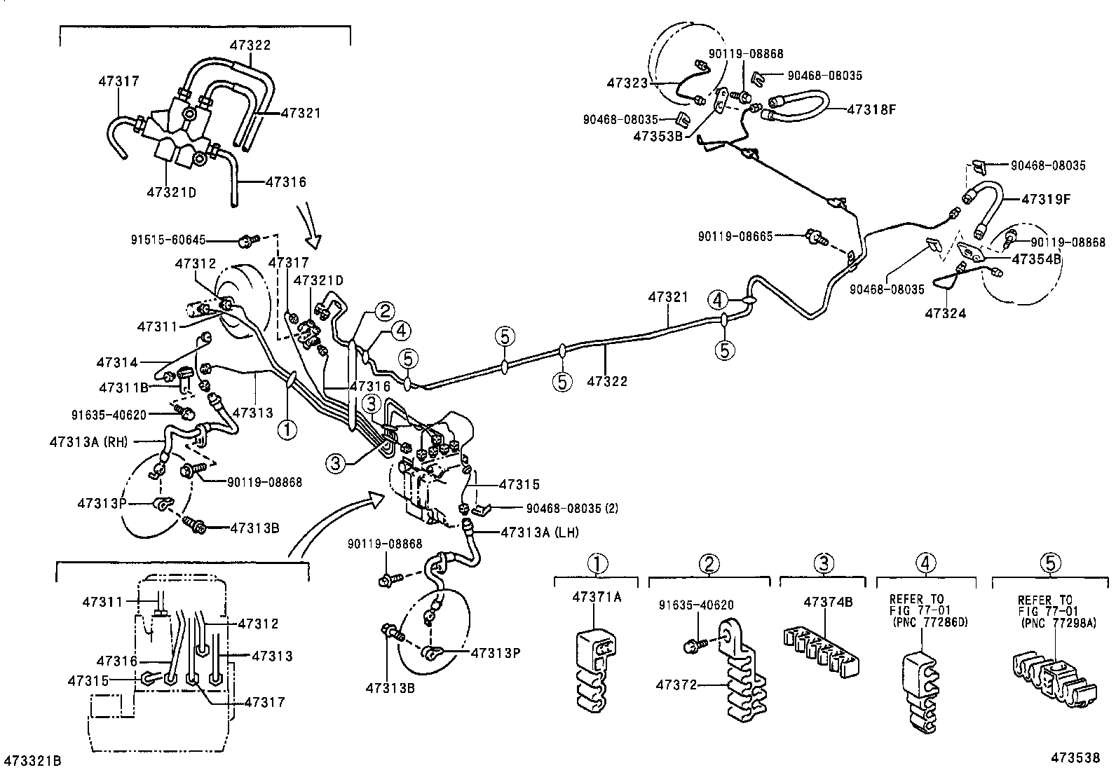  BB OPEN DECK |  BRAKE TUBE CLAMP