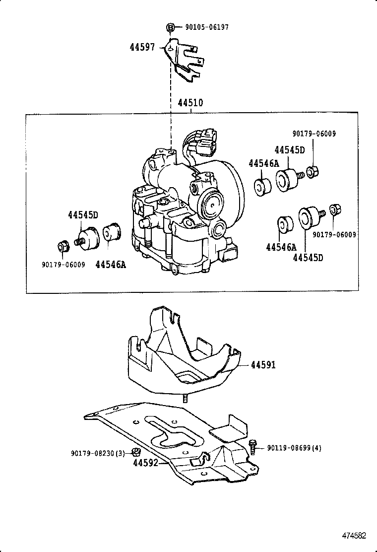  HIACE REGIUSACE |  BRAKE TUBE CLAMP