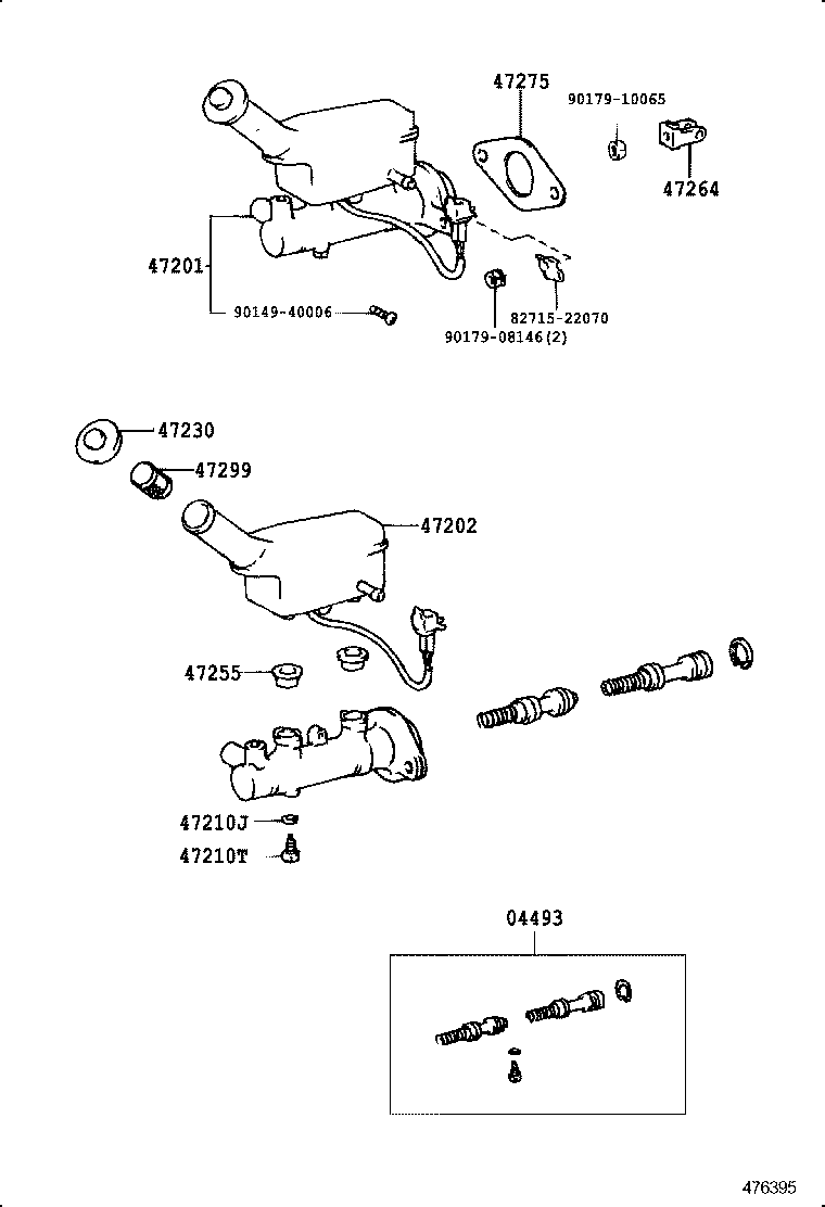  ESTIMA EMINA LUCIDA |  BRAKE MASTER CYLINDER