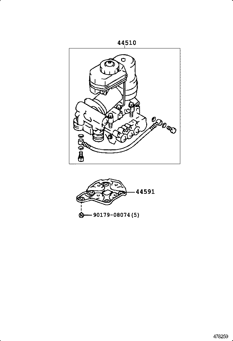  CROWN |  BRAKE TUBE CLAMP