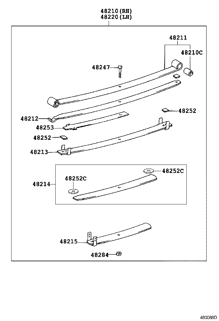  HIACE REGIUSACE |  REAR SPRING SHOCK ABSORBER