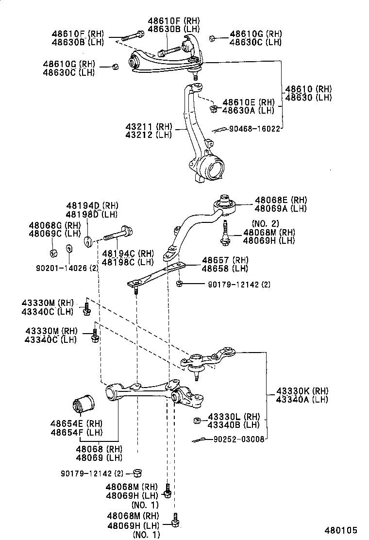  CHASER |  FRONT AXLE ARM STEERING KNUCKLE