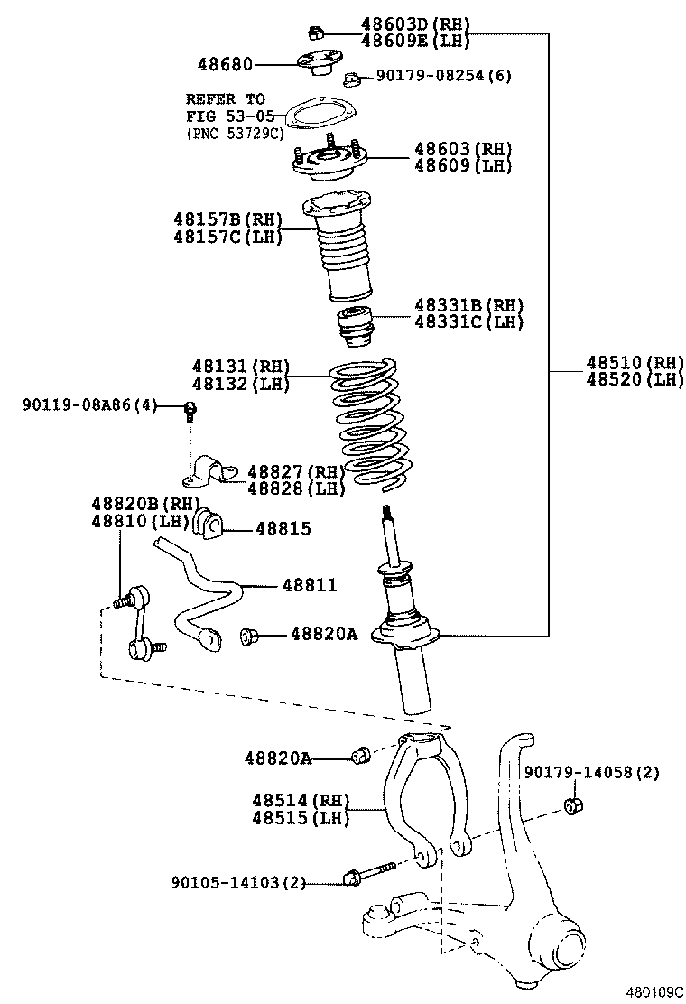  CHASER |  FRONT SPRING SHOCK ABSORBER