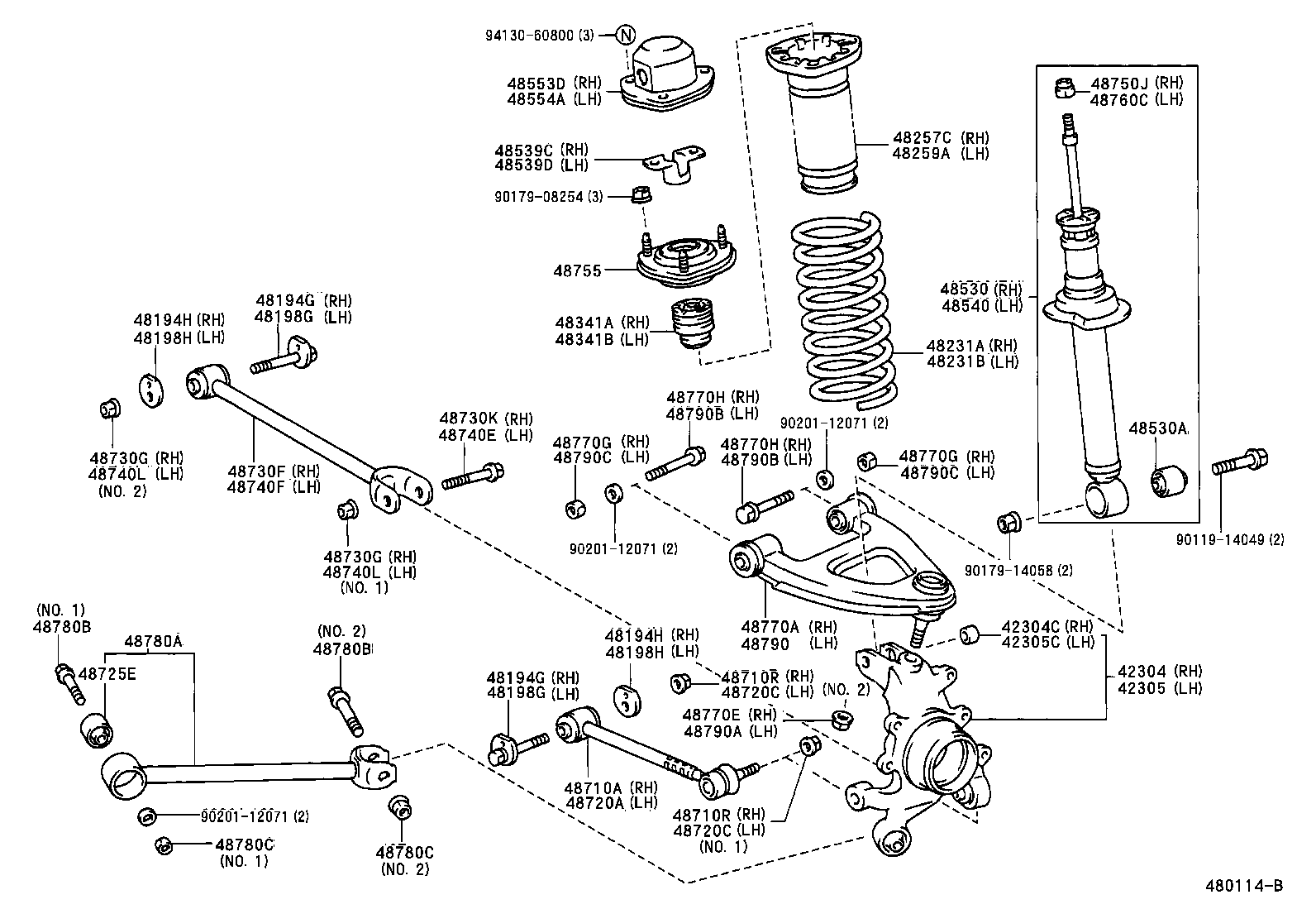  CHASER |  REAR SPRING SHOCK ABSORBER