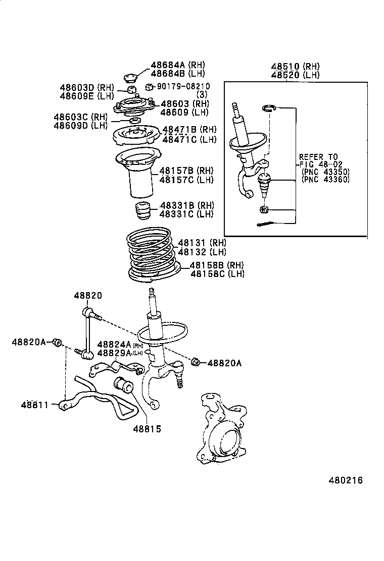  LVN CRE TRN MRN |  FRONT SPRING SHOCK ABSORBER