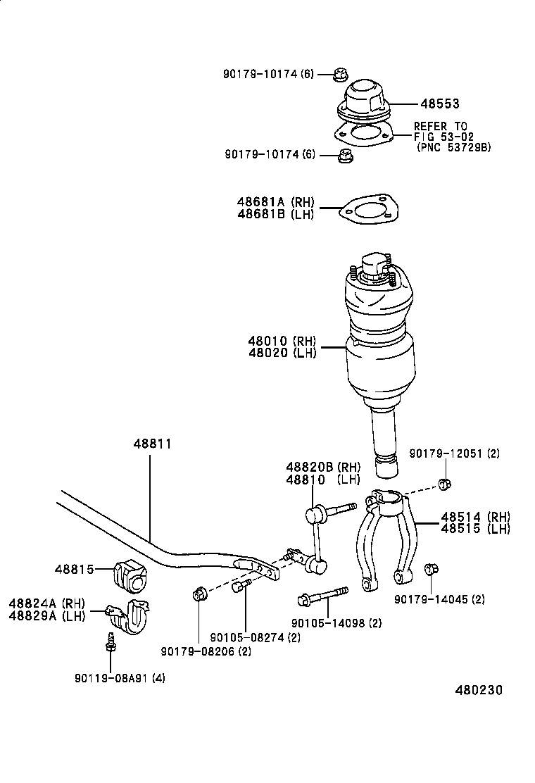  CROWN CROWN MAJESTA |  FRONT SPRING SHOCK ABSORBER