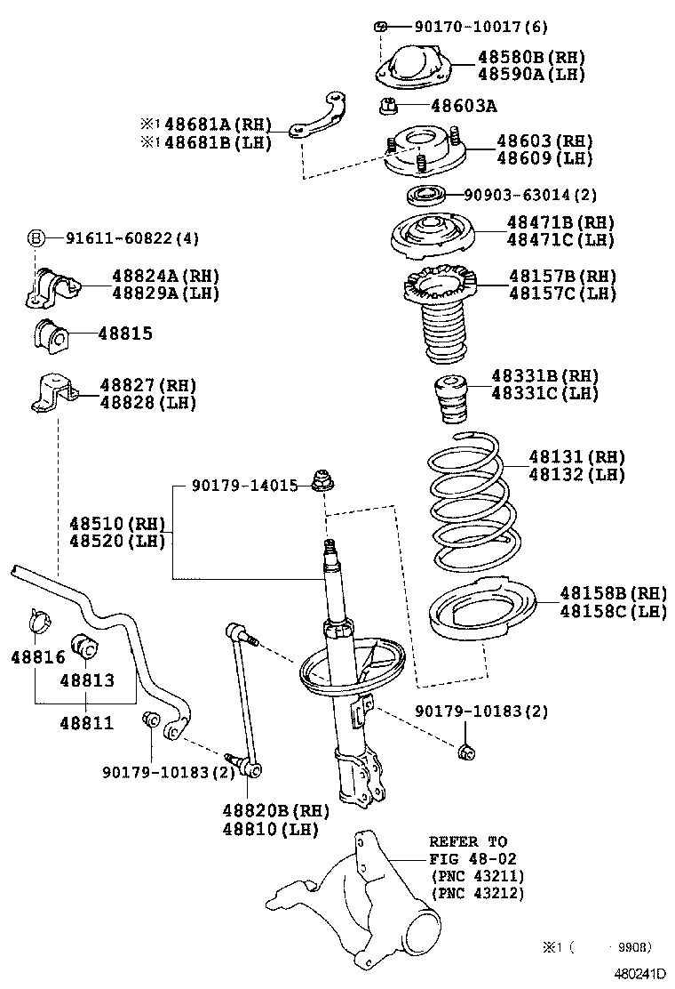  MARK 2 WG |  FRONT SPRING SHOCK ABSORBER