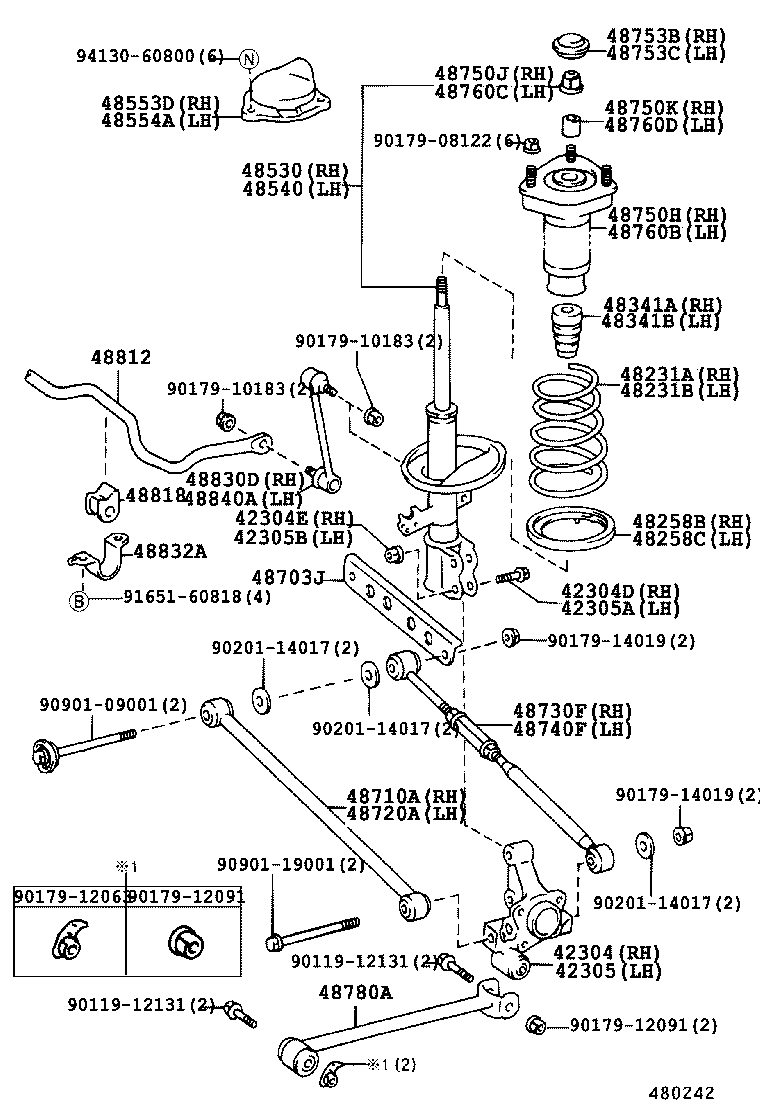  MARK 2 WG |  REAR SPRING SHOCK ABSORBER